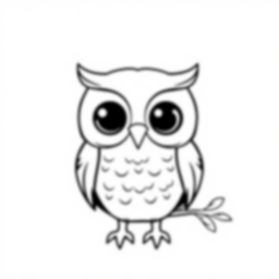 adorable owl - adorable, owl coloring page