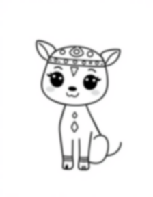 Free tribal geometric - geometric, tribal Coloring Page for Kids - Printable PDF & PNG