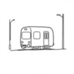 Free train station - train, station Coloring Page for Kids - Printable PDF & PNG
