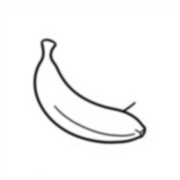 Free banana - banana Coloring Page for Kids - Printable PDF & PNG