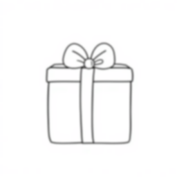 Free present wrapped - present, wrapped Coloring Page for Kids - Printable PDF & PNG
