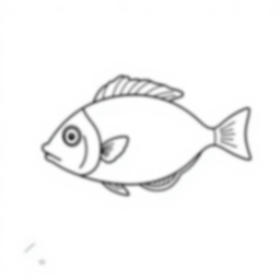 fish - fish coloring page