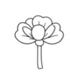 Free anemone detail - detail, anemone Coloring Page for Kids - Printable PDF & PNG