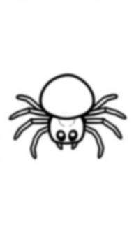 Free spider detail - spider, detail Coloring Page for Kids - Printable PDF & PNG