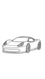 Free red sports car - red, sports car Coloring Page for Kids - Printable PDF & PNG