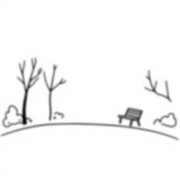 Free park - playing, children, park Coloring Page for Kids - Printable PDF & PNG