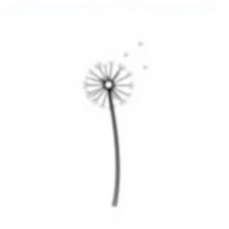Free blowing dandelion - blowing, dandelion Coloring Page for Kids - Printable PDF & PNG