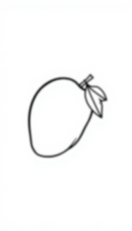 Free mango - mango Coloring Page for Kids - Printable PDF & PNG