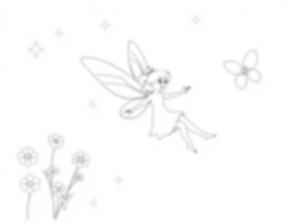 fairy flying - fairy, flying coloring page