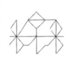 Free geometric tessellation - geometric, tessellation Coloring Page for Kids - Printable PDF & PNG