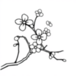 Free cherry blossoms - cherry blossoms Coloring Page for Kids - Printable PDF & PNG