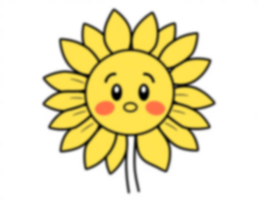 Free sunflower face - face, sunflower Coloring Page for Kids - Printable PDF & PNG