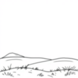 Free fantasy landscape - landscape, fantasy Coloring Page for Kids - Printable PDF & PNG