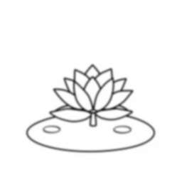 Free lily pond - pond, lily Coloring Page for Kids - Printable PDF & PNG