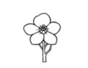 Free sakura - tree, flowers, nature Coloring Page for Kids - Printable PDF & PNG