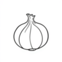 Free onion - onion Coloring Page for Kids - Printable PDF & PNG