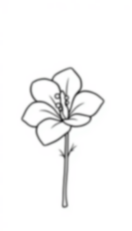 Free gardenia - gardenia Coloring Page for Kids - Printable PDF & PNG