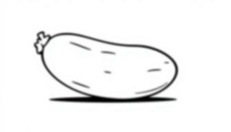 Free zucchini - zucchini Coloring Page for Kids - Printable PDF & PNG