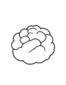 Free cauliflower - cauliflower Coloring Page for Kids - Printable PDF & PNG