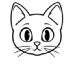 Free cat eyes - cat, eyes Coloring Page for Kids - Printable PDF & PNG