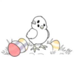 Free easter chick - easter, chick Coloring Page for Kids - Printable PDF & PNG