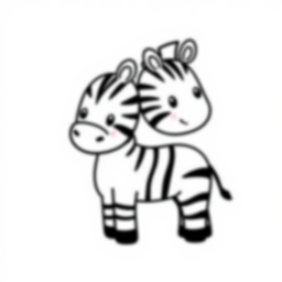 Free zebra stripes - zebra, stripes Coloring Page for Kids - Printable PDF & PNG