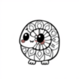 Free zentangle tile - zentangle, tile Coloring Page for Kids - Printable PDF & PNG