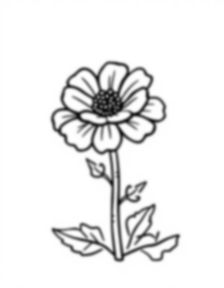 Free marigold - marigold Coloring Page for Kids - Printable PDF & PNG