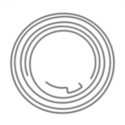 Free circular labyrinth - labyrinth, circular Coloring Page for Kids - Printable PDF & PNG