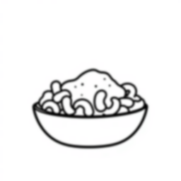 Free macaroni and cheese - cheese, macaroni Coloring Page for Kids - Printable PDF & PNG