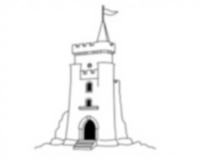 Free castle tower - castle, tower Coloring Page for Kids - Printable PDF & PNG