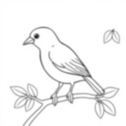 bird - bird coloring page