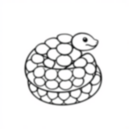 Free snake scales - scales, snake Coloring Page for Kids - Printable PDF & PNG
