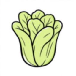 Free lettuce - lettuce Coloring Page for Kids - Printable PDF & PNG