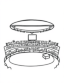 Free arena - arena Coloring Page for Kids - Printable PDF & PNG