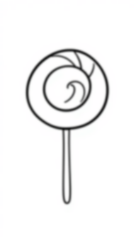 Free lollipop - lollipop Coloring Page for Kids - Printable PDF & PNG