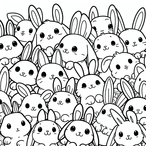 lots rabbits