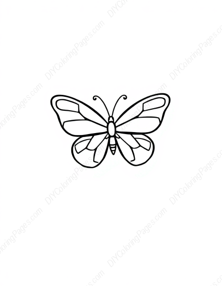 Free Printable butterfly detail - butterfly, detail Coloring Page for Kids and Adults - High Quality PDF & PNG Download