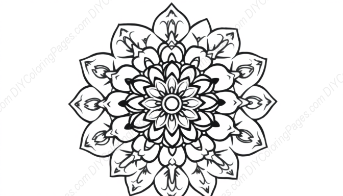 Free Printable mandala colorful - mandala, colorful Coloring Page for Kids and Adults - High Quality PDF & PNG Download