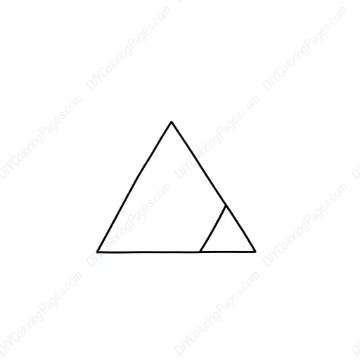 Free Printable geometric triangles - geometric, triangles Coloring Page for Kids and Adults - High Quality PDF & PNG Download