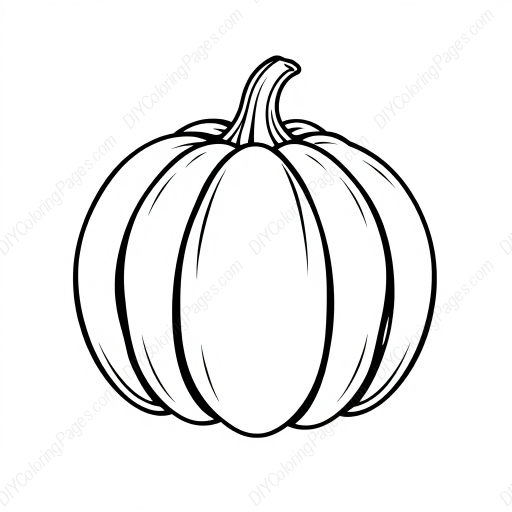 pumpkin - pumpkin coloring page