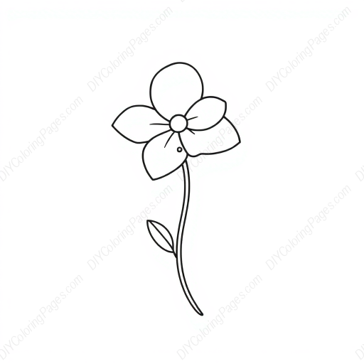 Free Printable jasmine - jasmine Coloring Page for Kids and Adults - High Quality PDF & PNG Download