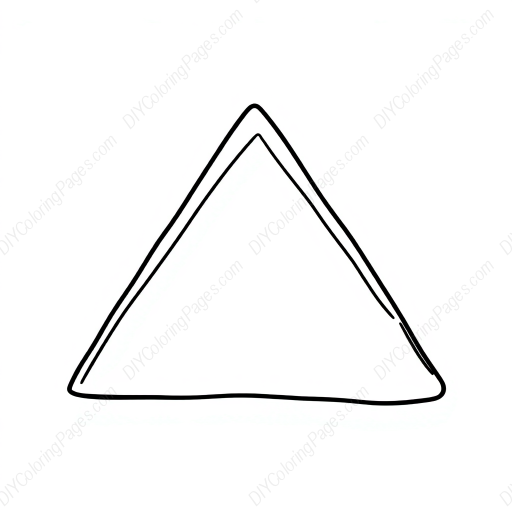 Free Printable impossible triangle - geometric, optical illusion, impossible triangle Coloring Page for Kids and Adults - High Quality PDF & PNG Download