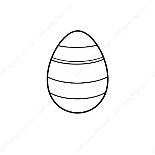 Free Printable easter egg - easter egg Coloring Page for Kids and Adults - High Quality PDF & PNG Download