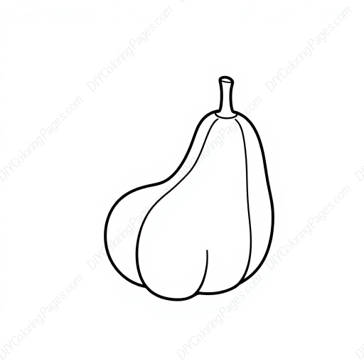 Free Printable squash - squash Coloring Page for Kids and Adults - High Quality PDF & PNG Download
