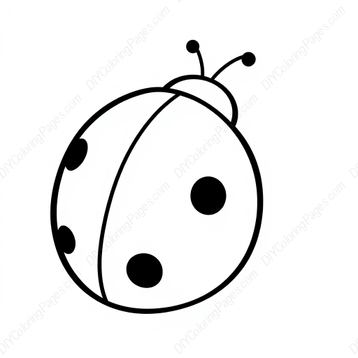 Free Printable ladybug spots - ladybug, spots Coloring Page for Kids and Adults - High Quality PDF & PNG Download