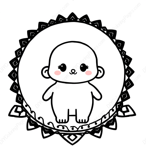 Free Printable tribal border - border, tribal Coloring Page for Kids and Adults - High Quality PDF & PNG Download