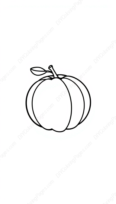 Free Printable orange - orange Coloring Page for Kids and Adults - High Quality PDF & PNG Download