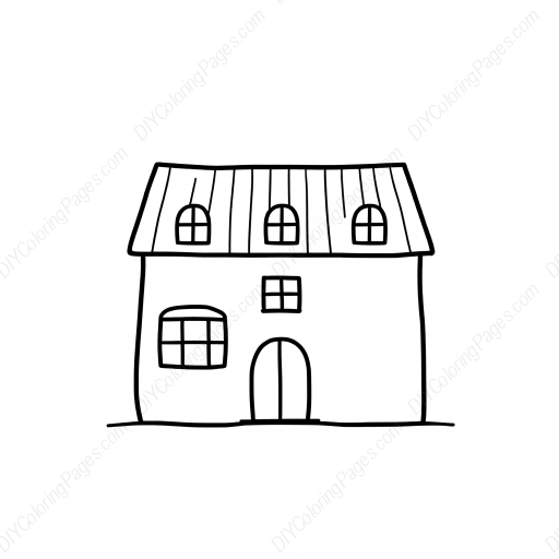 Free Printable architectural drawing - building, architectural drawing, blueprint, ruler, pencil Coloring Page for Kids and Adults - High Quality PDF & PNG Download