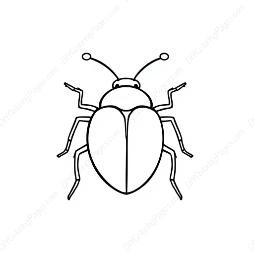 Free Printable beetle detail - detail, beetle Coloring Page for Kids and Adults - High Quality PDF & PNG Download